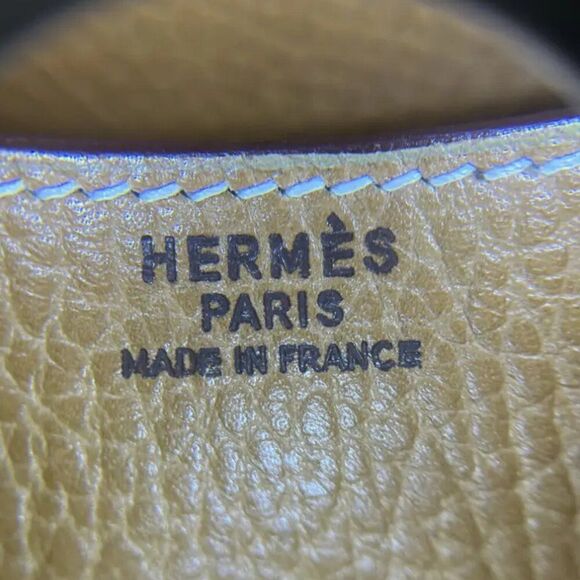 100% Authentic Vintage Birkin Natural Ardennes with GHW 35 Stamp Y - Picture 15 of 16